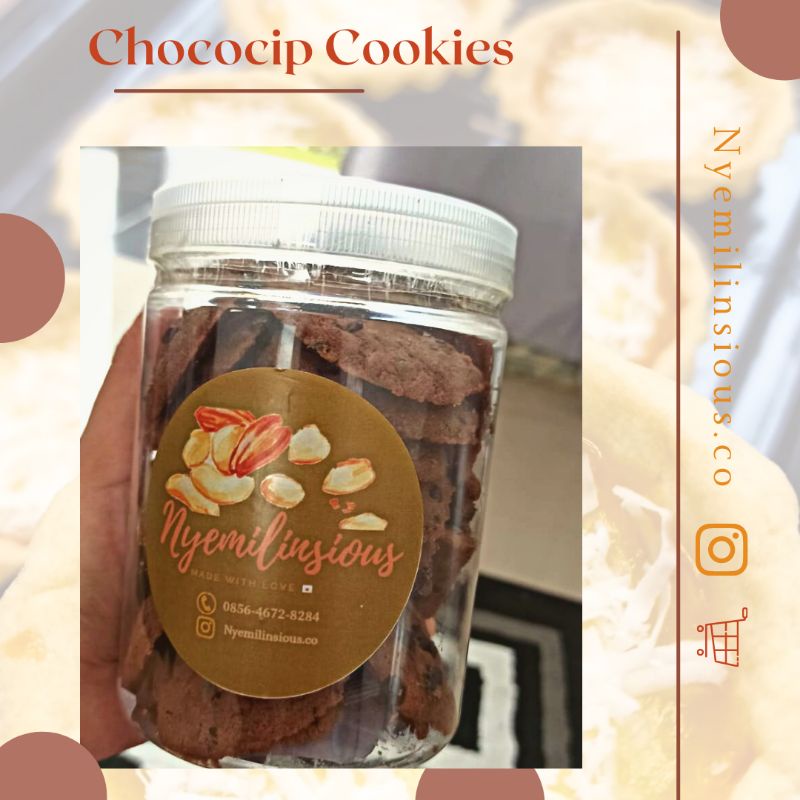 

chococips cookies premium harga merakyat / cemilan manis enak murah meriah