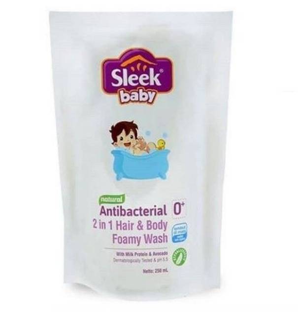 Sleek Baby 2 in 1 Hair and Body Foamy Wash - 250ml / 300ml