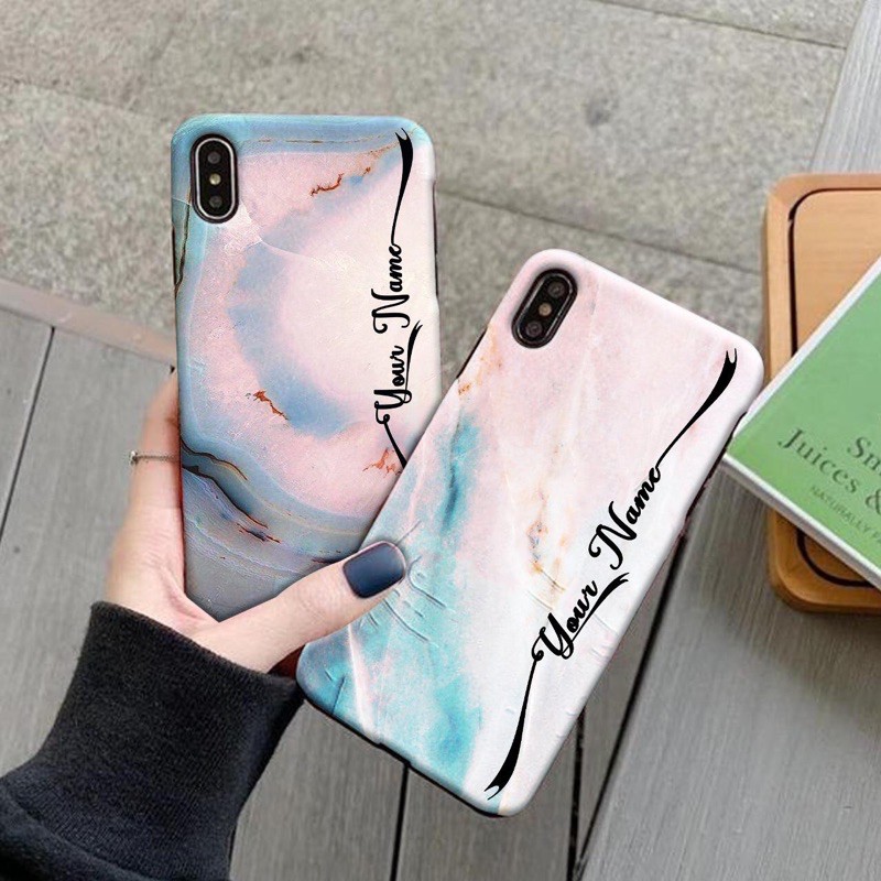 (untuk semua type) case casing request nama softcase hardcase for type oppo vivo samsung redmi iphon