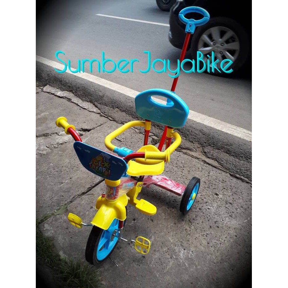 Sepeda Anak Roda 3 Dorongan + Jagaan