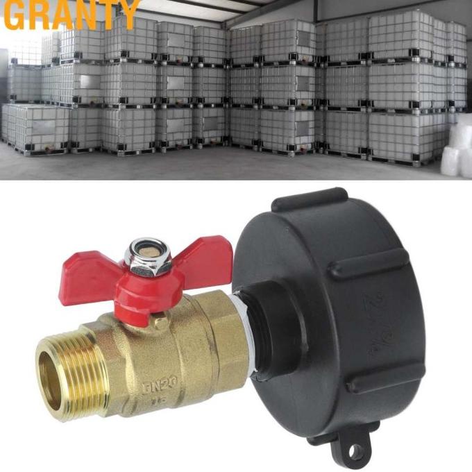 Ibc Tote Tank Adapter Ball Valve Male Thread Drain Hose