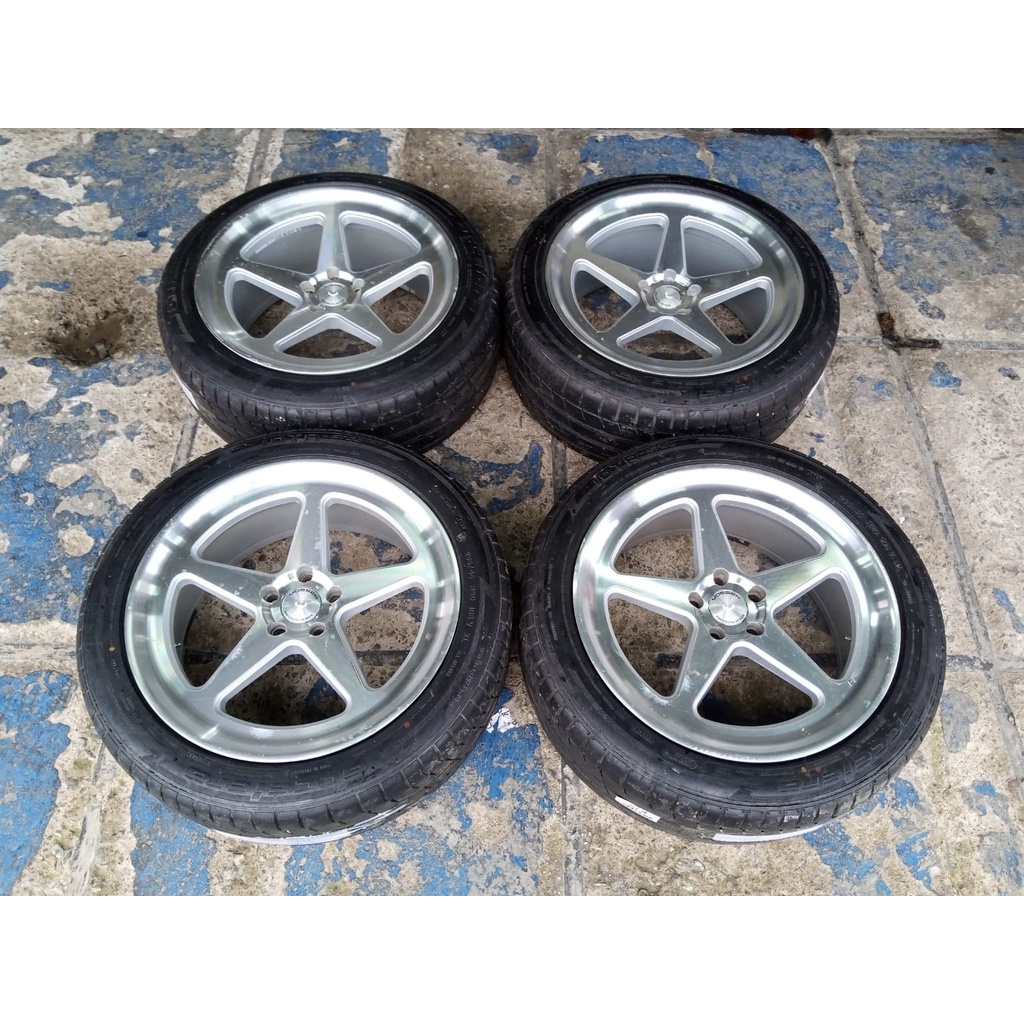 velg seken murah bekas crv ring 20x8,5 pcd 5x114 seken bekas plus ban 255 45 ring 20 second velg bek