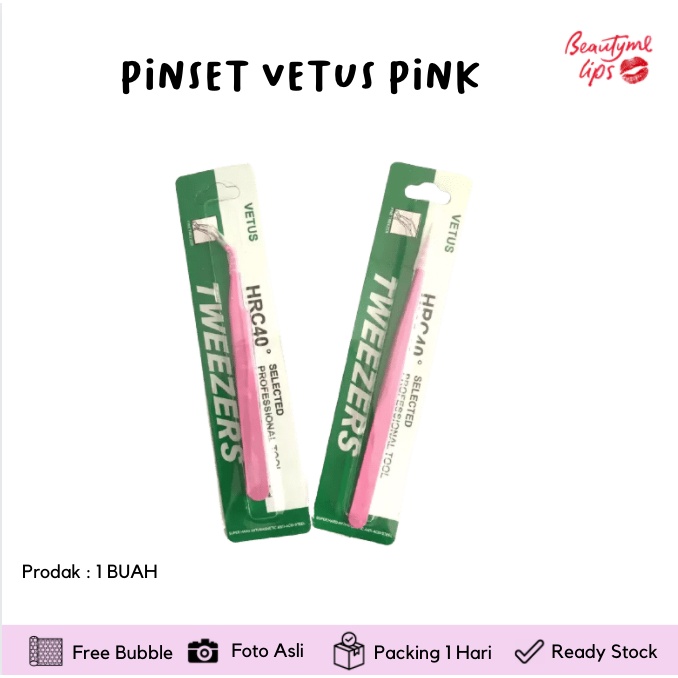 Jual PINSET VETUS PINK PINSET TAJAM BENGKOK LURUS PINK Pingset Shopee Indonesia