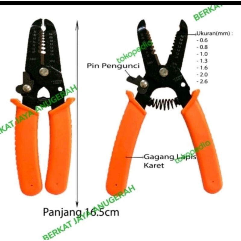 

TANG GUNTING KUPAS KABEL HAND CUTTER / GUNTING KABEL FREED