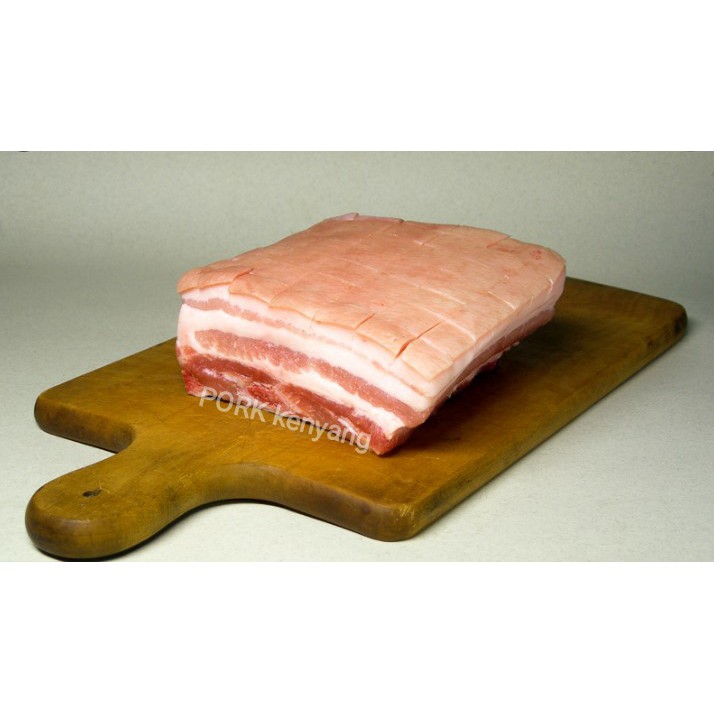 SAMCAN SEGAR / Pork Belly / Daging SAMCAN / Daging Babi SAMCAN/ SAMCAN Babi Frozen - 1 kg