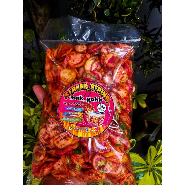 Jual Seblak Kering Krupuk Seblak Bantet Khas Daun Jeruk Kemasan 250