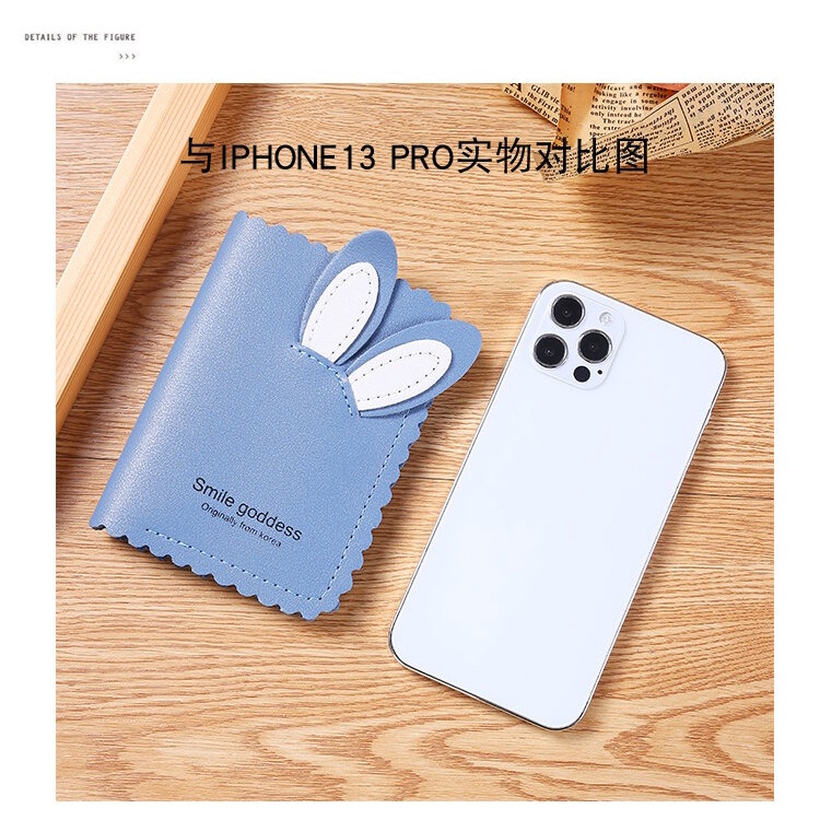 ASIN829 Dompet fashion wanita dompet pendek telinga kelinci lucu diimpor D18 Telinga Dompet Wanita Kelinci Lady Wallet Fashion Korea