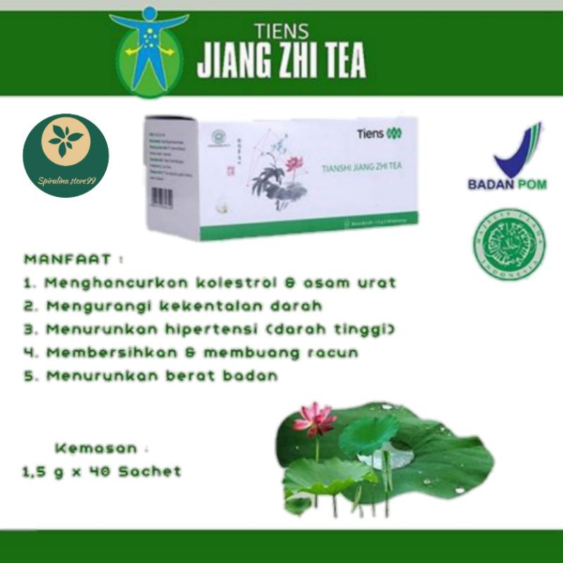 TIANSHI JIANG ZHI TEA - TEH HIJAU PELANGSING HERBAL ORIGINAL
