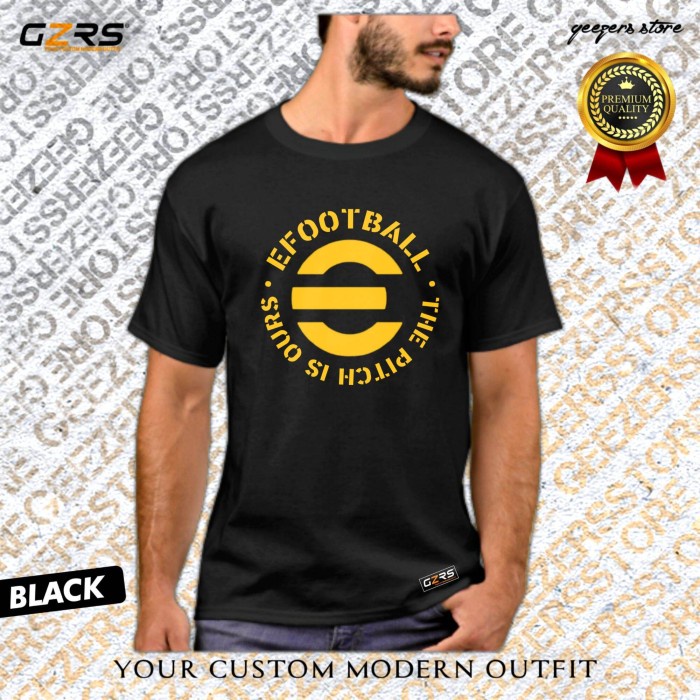 KAOS BAJU TERBAIK EFOOTBALL POLOS CUSTOM PES PRO EVOLUTION SOCCER GAME / T-SHIRT TERBAIK EFOOTBALL