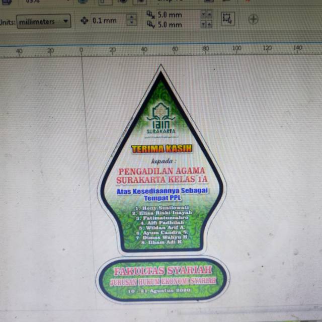 

Label atau plat Plakat 03 free disain