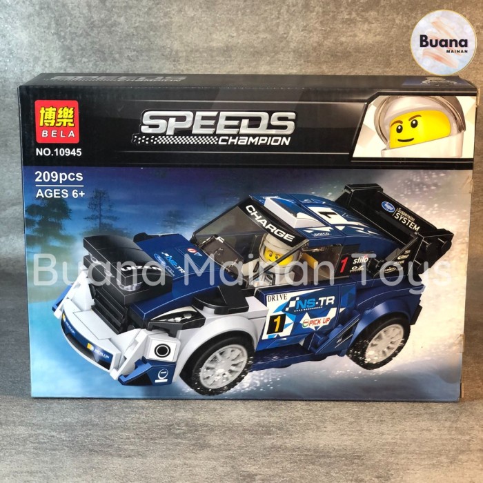 BRICKS BELA SPEEDS CHAMPION MOBIL FORD SPORT #10945 EDUKASI ANAK