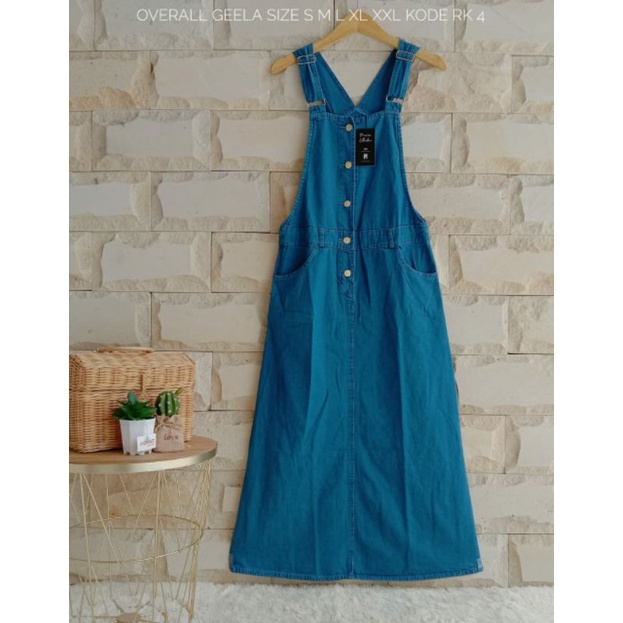 OVERALL JEANS GEELA FULLTAG ADA BANDROL ASLI BRANDED MATAHARI