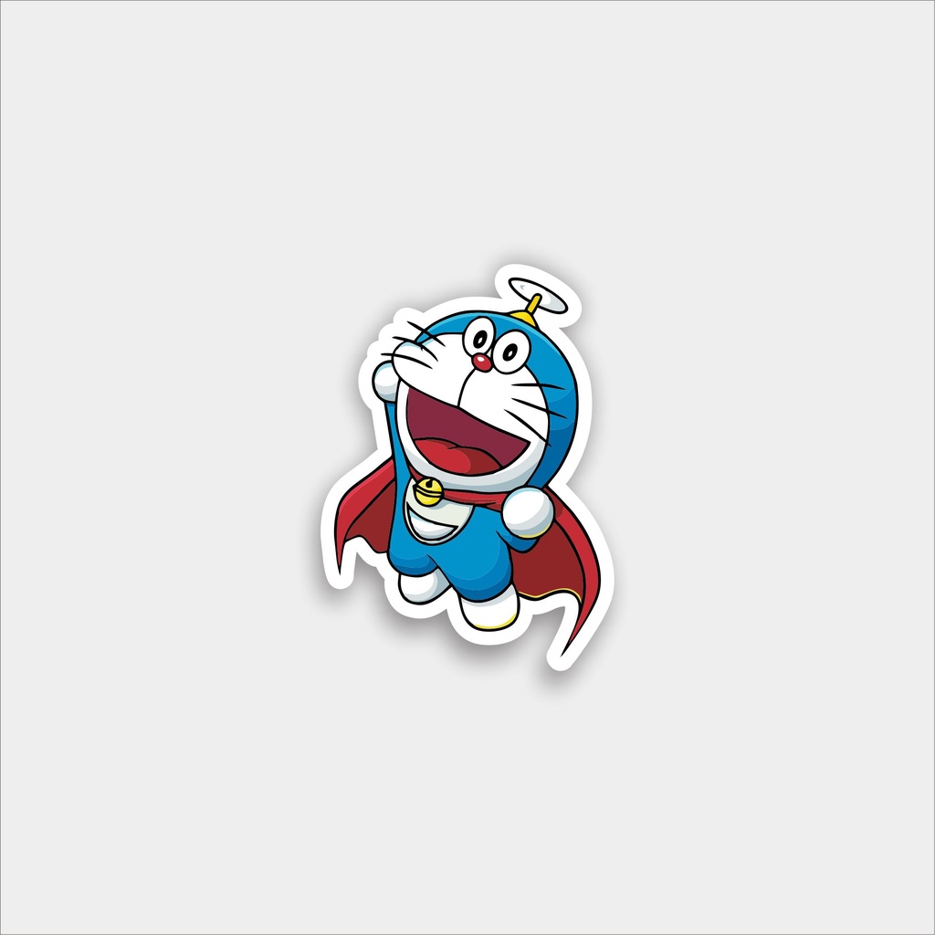 

stiker brand Sticker kartun doraemon anti air tumblr laptop helm motor koper
