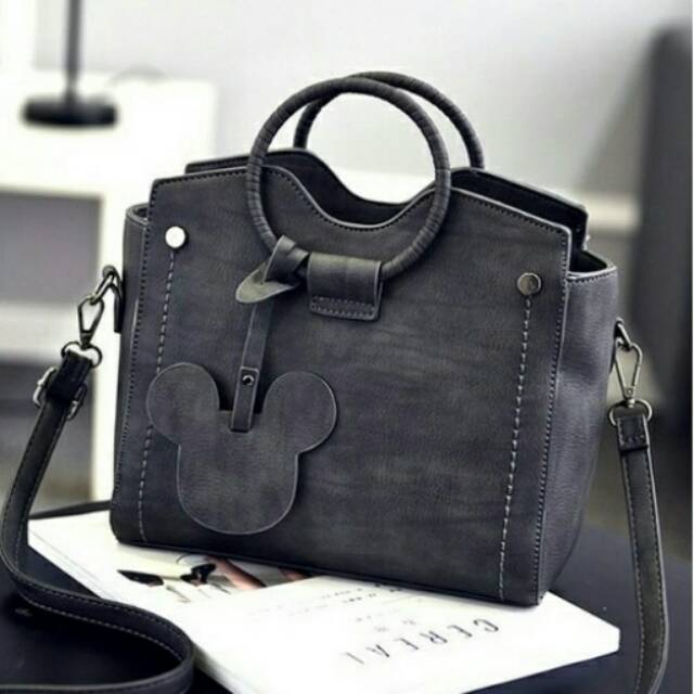 6831 GREY , GROSIR TAS IMPORT MURAH,TAS KOREA TERBARU