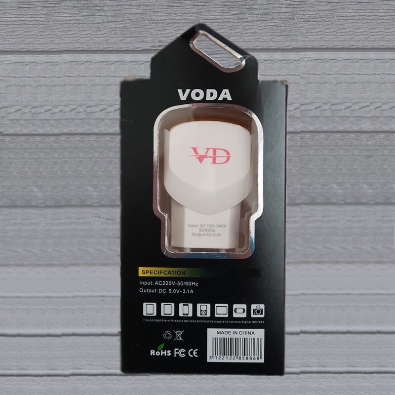CHARGER/CAS/CASAN VODA RT-701 3.1A REAL QUALITY 2USB MICRO USB/V8/TYPE-C