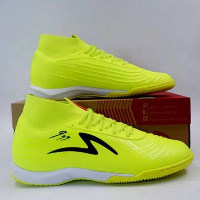 Sepatu futsal specs_Accelerator illuzion II in Simic se s_Safety Yellow/Black (400878) ORIGINAL
