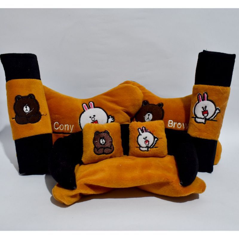 M1 BANTAL MOBIL SET SARUNG / AKSESORIS MOBIL Pekanbaru / DEKORASI MOBIL Riau