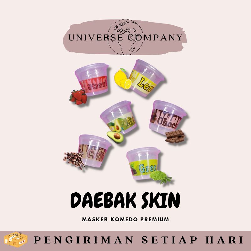 [UC] MASKER KOMEDO VIRAL TERMURAH BY DAEBAK SKIN