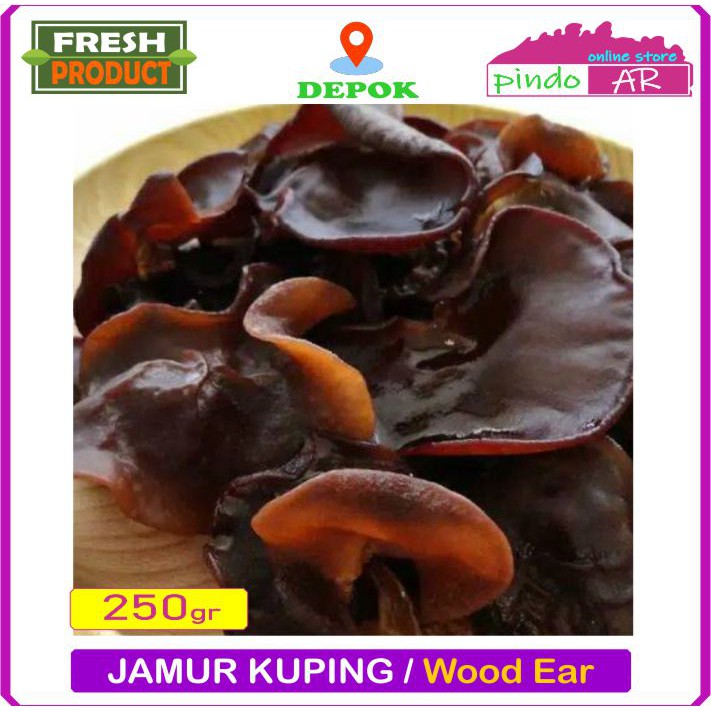 

JAMUR KUPING SEGAR / WOOD EAR / JAMUR KUPING BASAH / SAYUR SEGAR