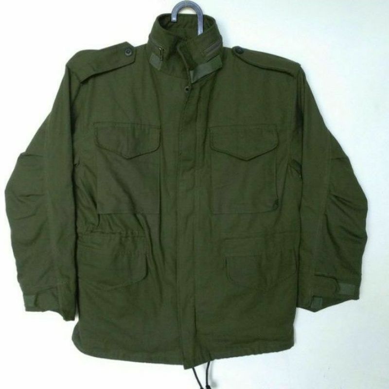Jaket Tentara Model Klasik Korea Army Field Jacket 80's - jaket PDL hijau