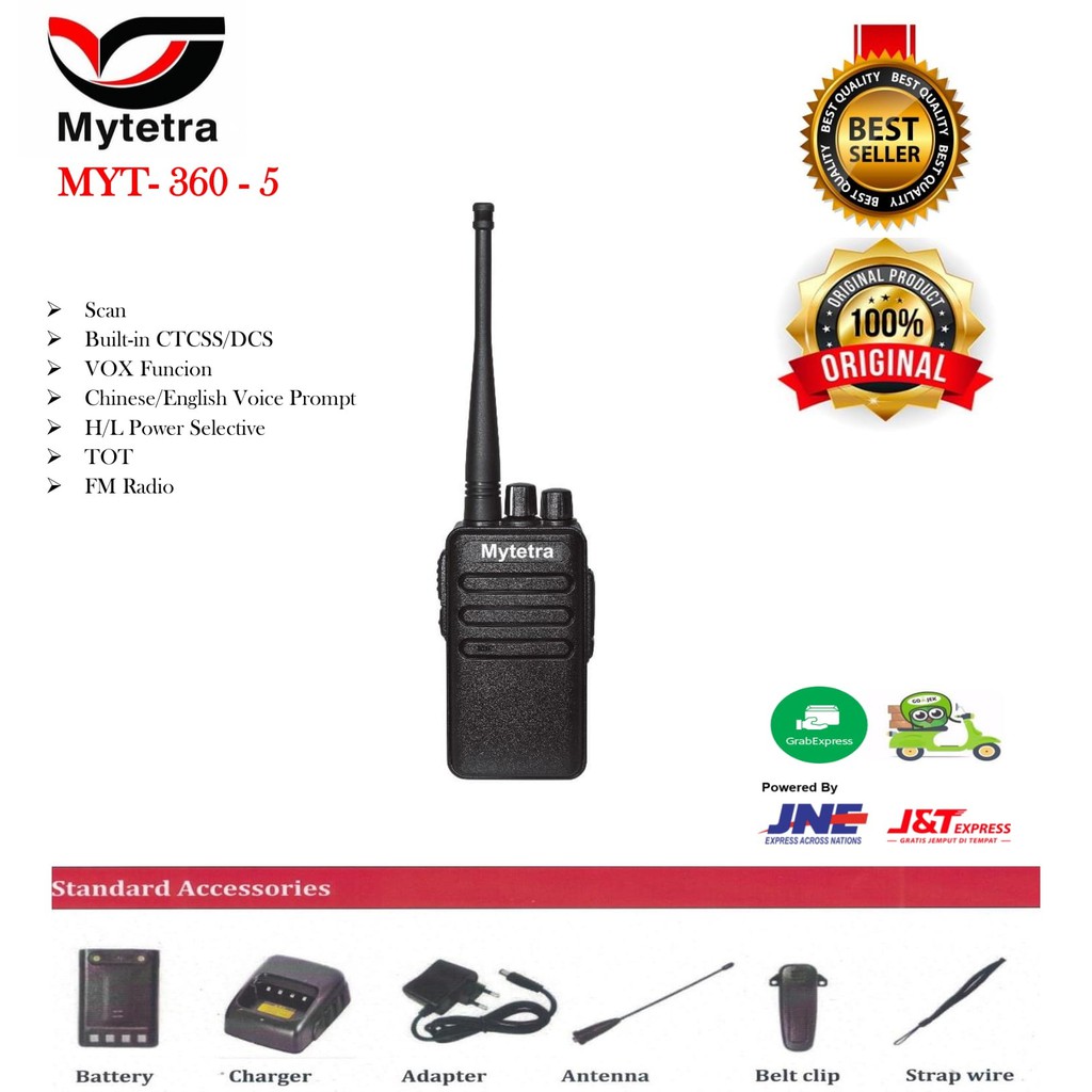 HT Radio Mytetra - 365(BC-128) ORIGINAL Walkie Talkie