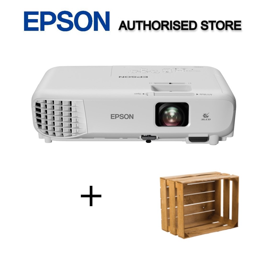 Jual Epson EBX500 XGA 3LCD Projector + Packing Kayu (Untuk pengiriman luar pulau Jawa) Shopee