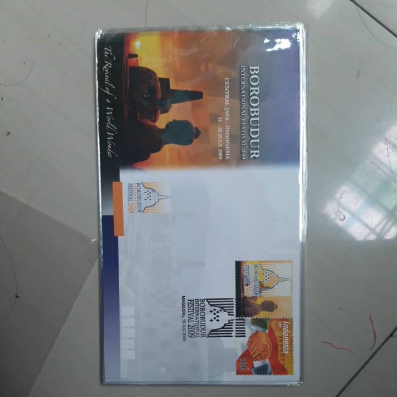 

Perangko SHP festival borobudur 2009 sampul 2 prangko