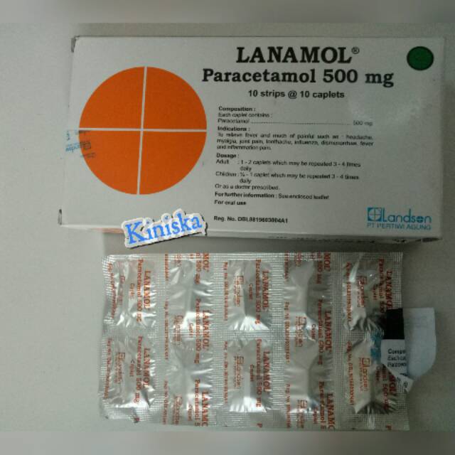 Lanamol paracetamol obat apa
