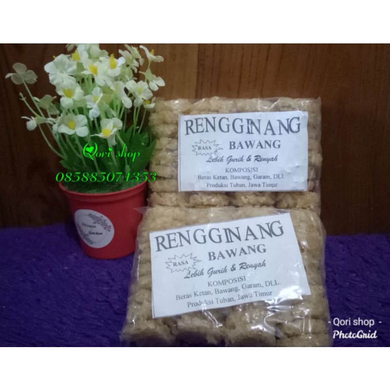 

Rengginang mentah rasa bawang,enak gurih