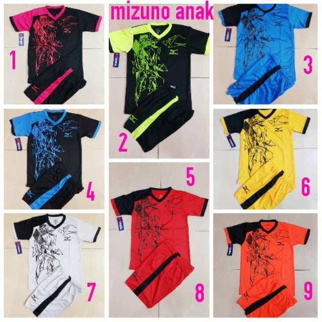 Setelan Baju Voli Mizuno Terbaru Anak