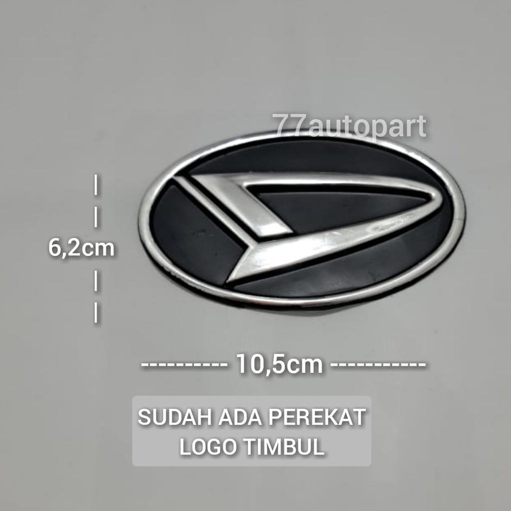 emblem logo mobil daihatsu untuk grill rambang depan feroza