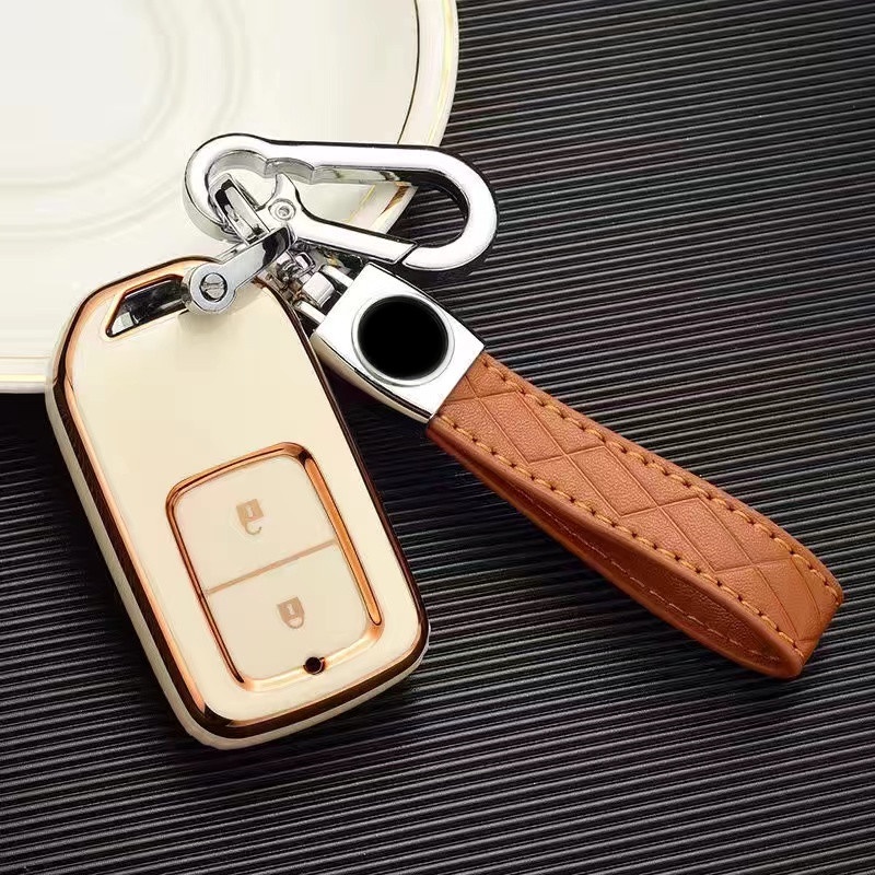 TPU Car Key Cover For Honda Civic CRV HRV BRV City Accord 2014 to 2020 Key Case Keyless Smart Entry key