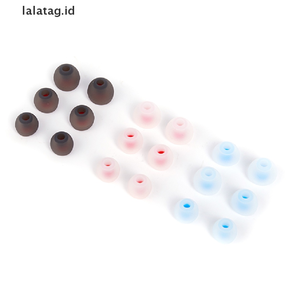 (lalatag) 12pcs / Set Pad / Bantalan Telinga Bahan Silikon Ukuran 4xl + 4xm + 4xs Untuk Earphone in-Ear