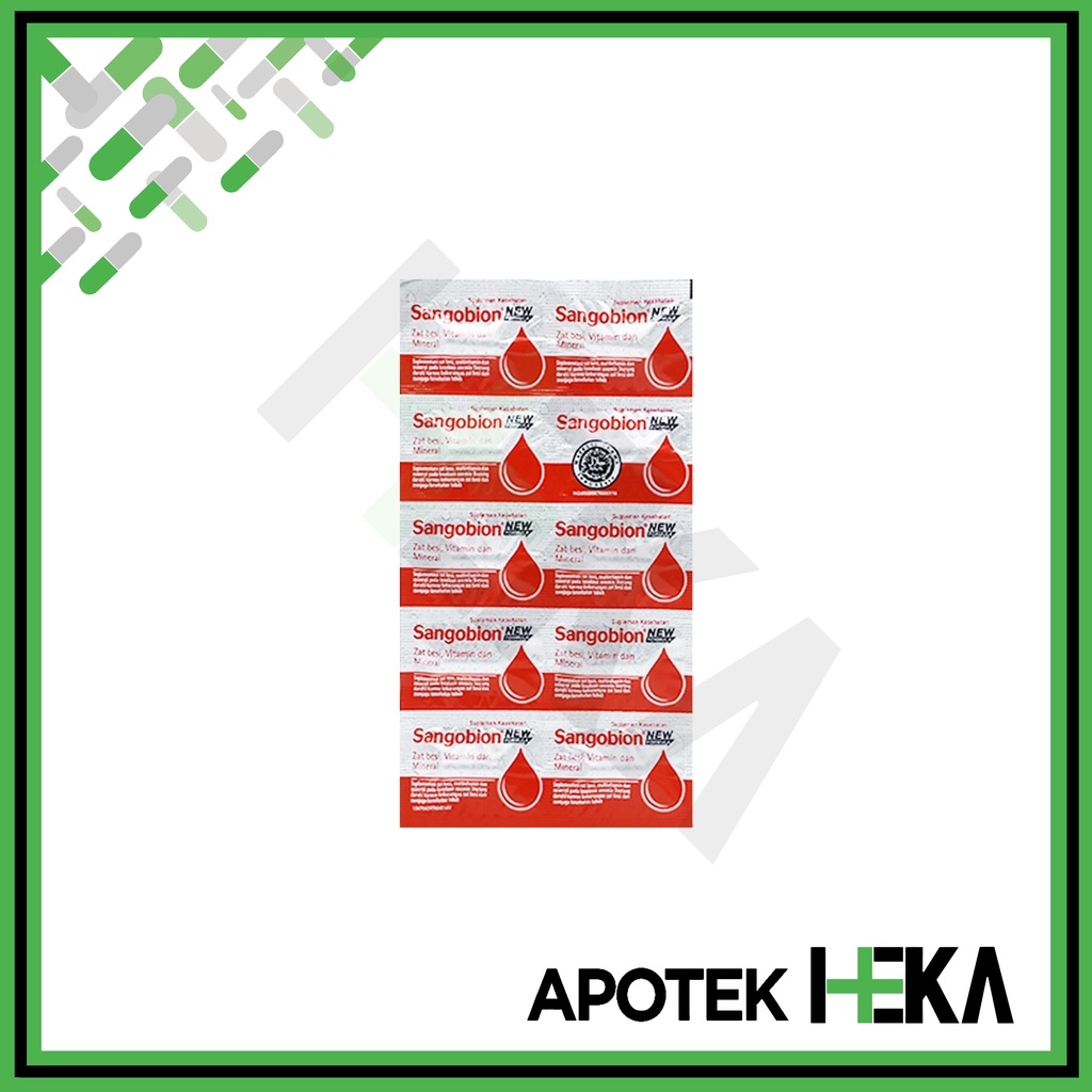 Sangobion Kapsul Strip isi 10 - Tablet Penambah Darah (SEMARANG)