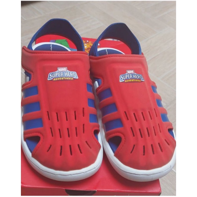 preloved adidas water sandal C spiderman