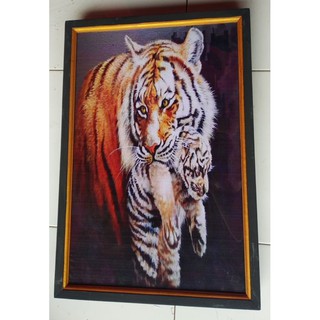 Lukisan Pensil Harimau Shopee Indonesia