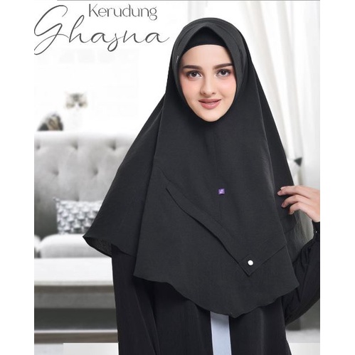Kerudung Ghasna - Kerudung Rabbani Ghasna Jilbab rabbani original Hijab instan Jilbab kaos Rabbani K