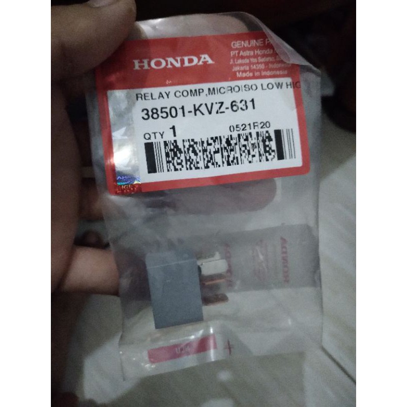 Relai relay rilay rilai relay Orginal Honda vario 110 fi 125 150 fi scoopy beat spacy cb verza fi