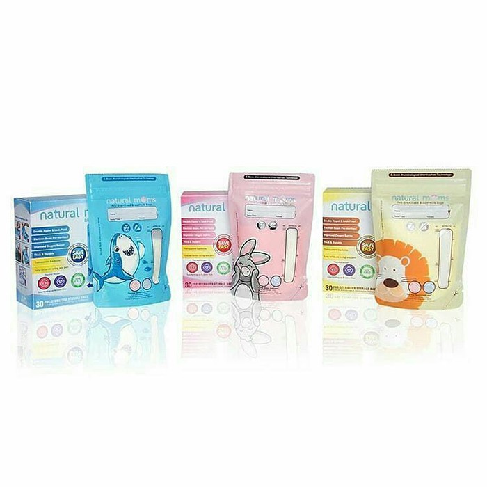 KANTONG ASI NATURAL MOMS BREAST MILK BAGS 100ml