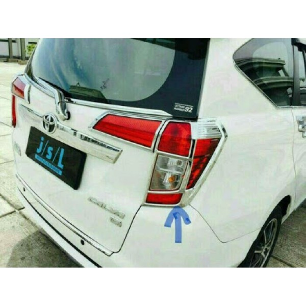 Garnish / List Lampu Belakang Chrome JSL Toyota Calya