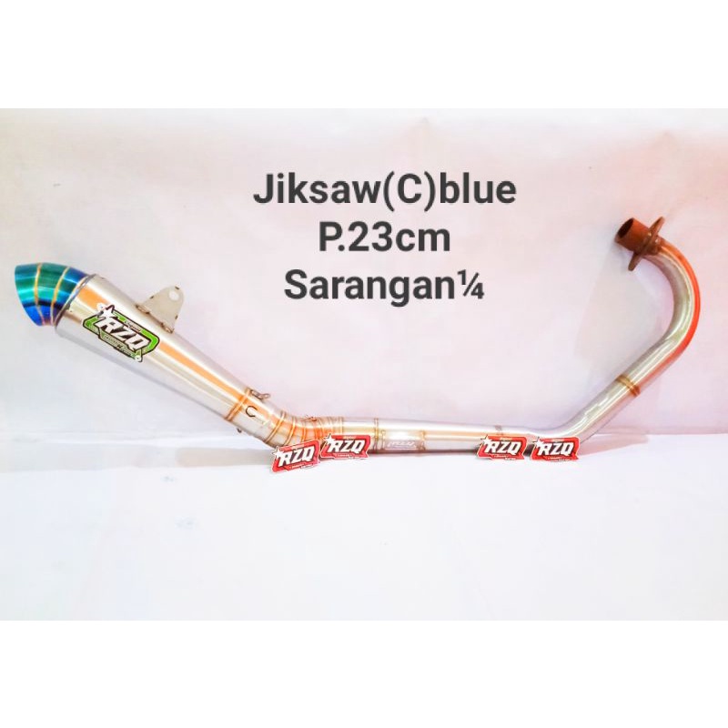 Knalpot Jiksaw(C)RZQ Original PNP MP CB GL TIGER