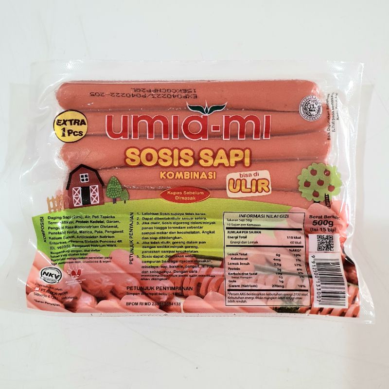 Umiami Sosis Sapi 500g