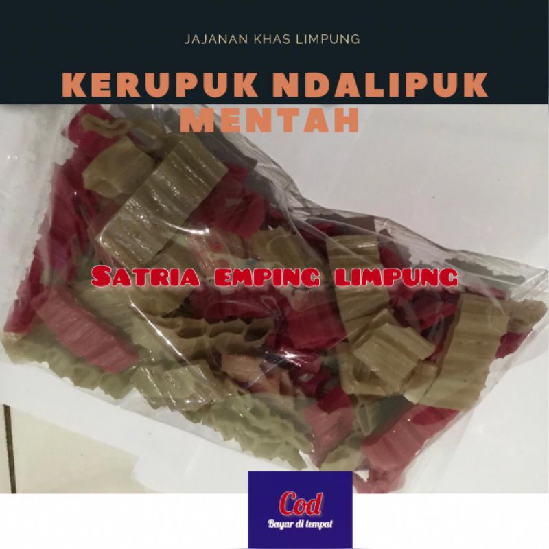 

KERUPUK NDALIPUK MENTAH 250gram