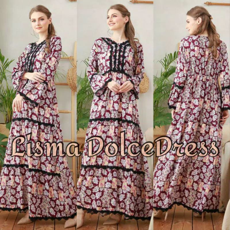 COD LISMA DRESS DASTER ARAB ORIGINAL BY DOLCE DRESS