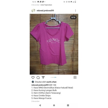 baju preloved pink