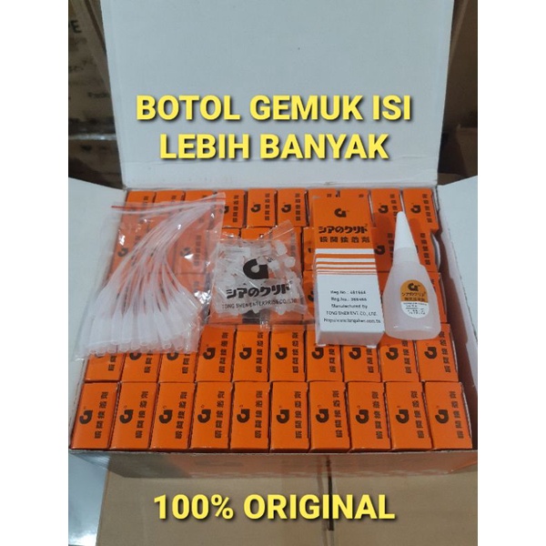 

Lem G Korea 1 Box isi 50pcs Botol Gemuk 100% Original