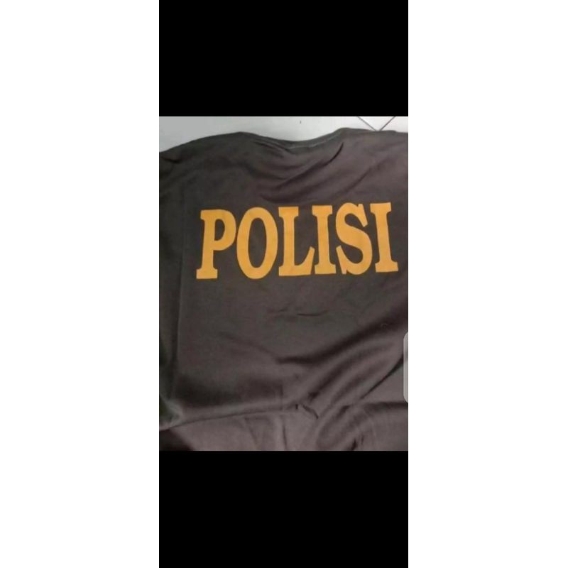 kaos polisi polos