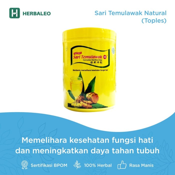 

Sari Temulawak Toples Natural Deli 85 (BERKUALITAS)