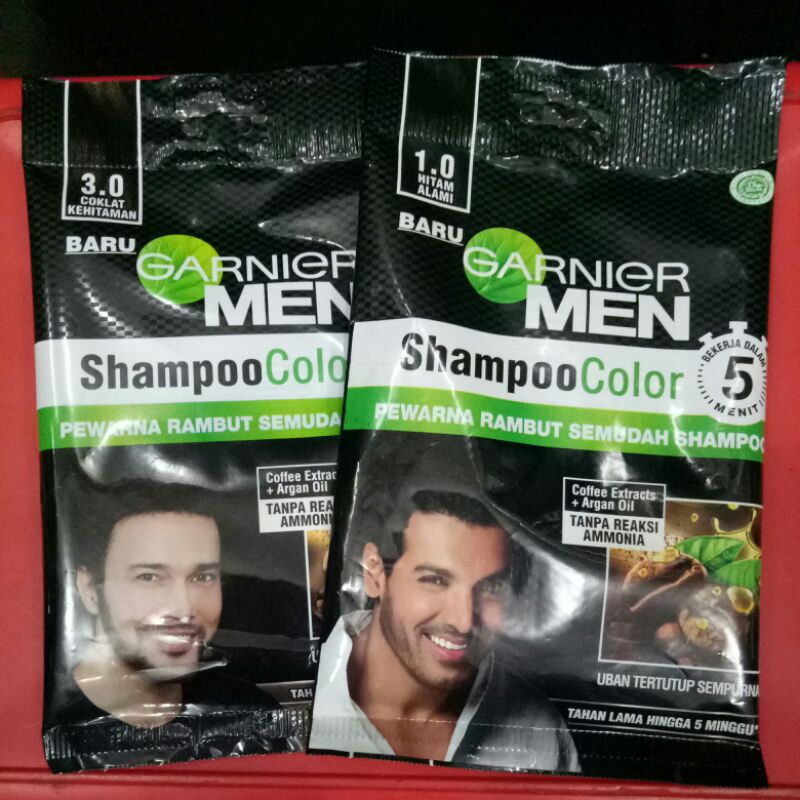 Garnier men shampoo color 10ml+10ml