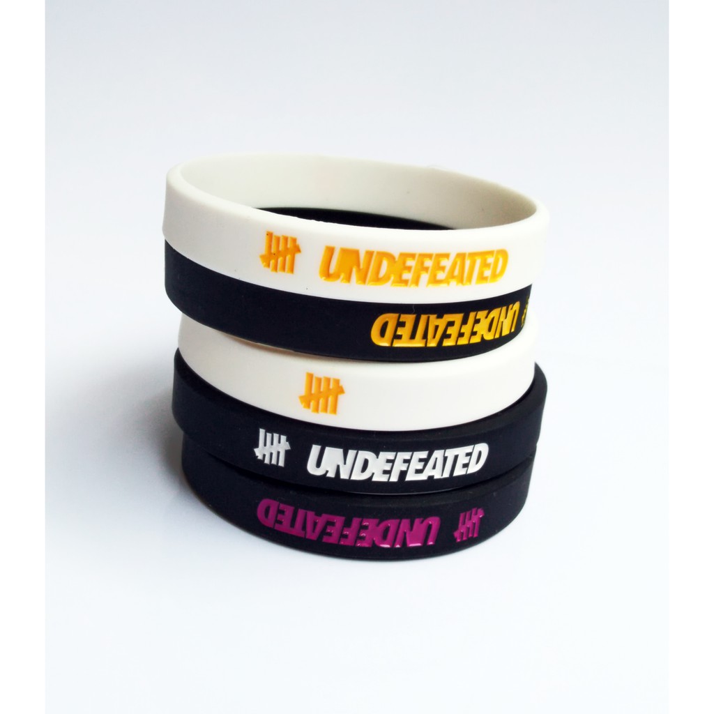 GELANG TANGAN PRIA - GELANG KARET UNDEFEATED SPORT ORIGINAL 4 STYLE